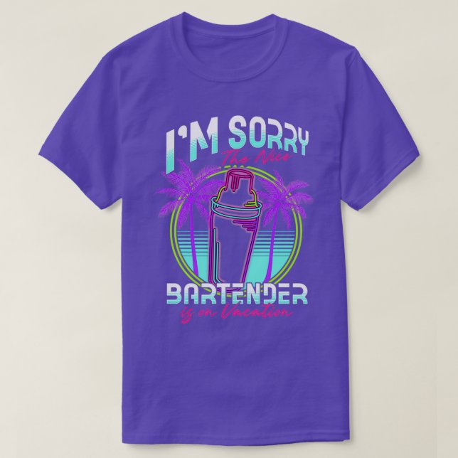 Camiseta Bartender Mixer Bar Mezcología Waiter Regalo 27 (Diseño del anverso)