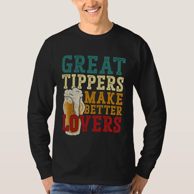 Camiseta Bartender Mixologist Great Tippers Make Better (Anverso)