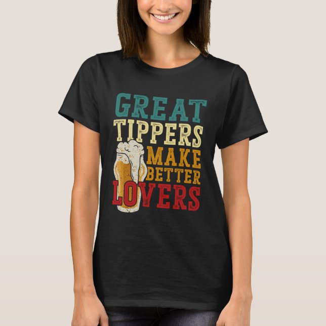 Camiseta Bartender Mixologist Great Tippers Make Better (Anverso)