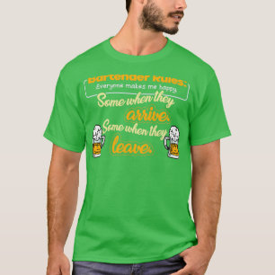 Camiseta Bartender Rules Fiesta Cocktail Pun 1