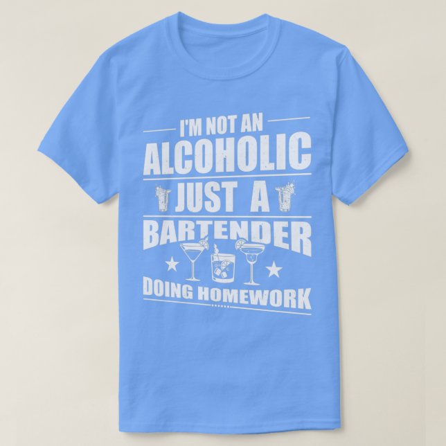 Camiseta Bartender Sayings (Diseño del anverso)