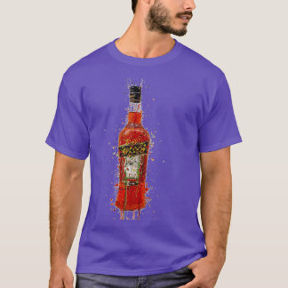 Camiseta Bartender Shirt Splatter Bar Botella Art Aperol