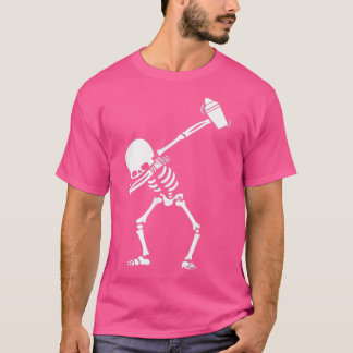 Camiseta Bartender Skeleton Dabbing Dab Dance