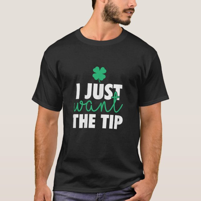 Camiseta Bartender St Patricks Day Gracioso Sólo La Sugeren (Anverso)
