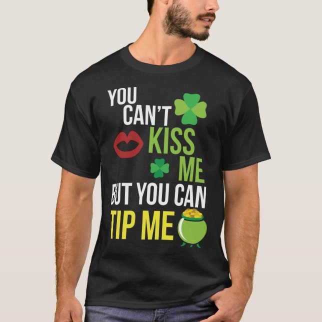 Camiseta Bartender St Patricks Day Waitress Server (Anverso)