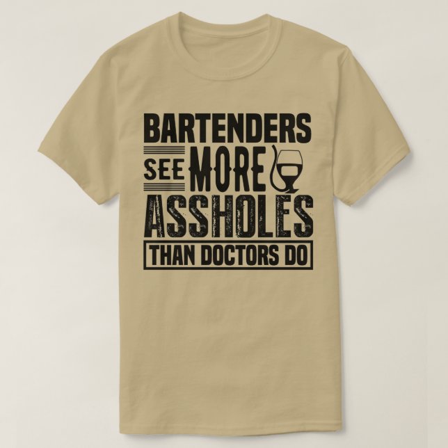 Camiseta Bartender Ver Más (Diseño del anverso)