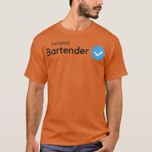 Camiseta Bartender verificado