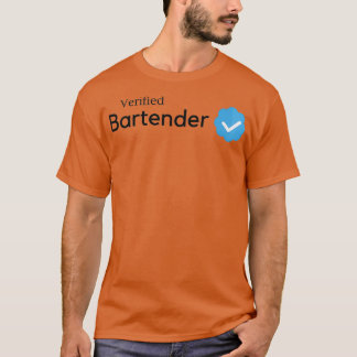 Camiseta Bartender verificado