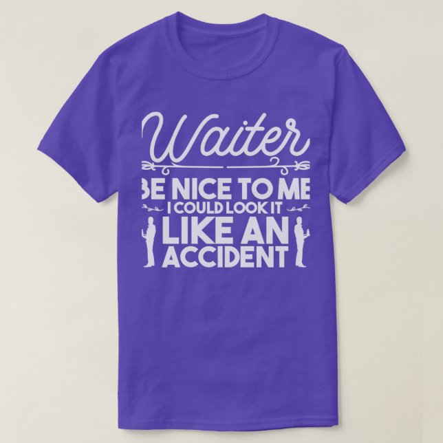 Camiseta Bartender Waiter Tip Serve Waitress (Diseño del anverso)