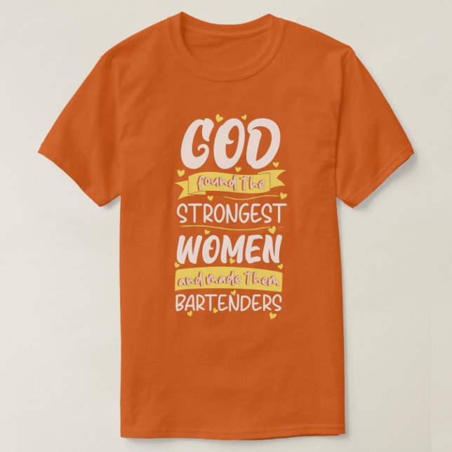 Camiseta Bartender Woman (Diseño del anverso)