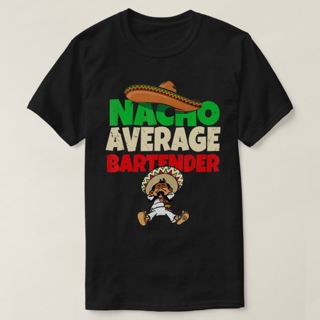 Camiseta Bartenders  Bartending Stuff Joke Pun Funny Bartke (Diseño del anverso)