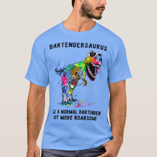 Camiseta Bartendersauro como un barman normal