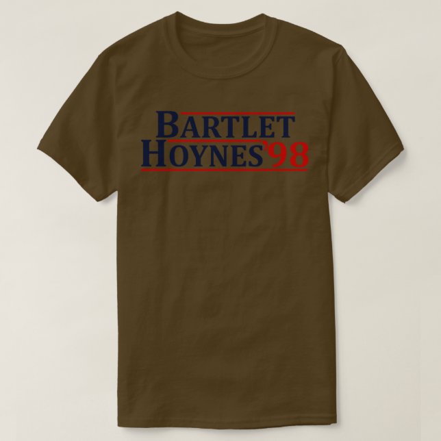 Camiseta Bartlet y Hoynes 1998 (Diseño del anverso)