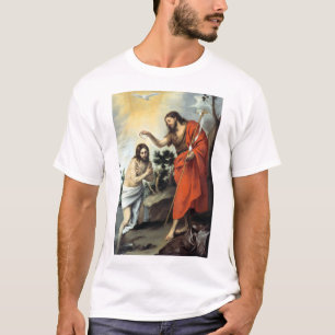 Camiseta Bartolomé Esteban Murillo el bautismo de Cristo
