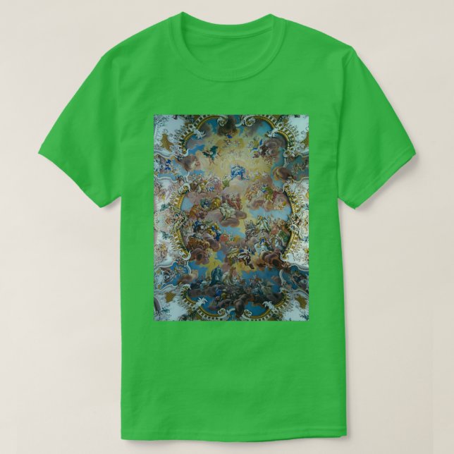 Camiseta Bartolomeo Altomonte Ceiling fresco Wilhering Abbe (Diseño del anverso)