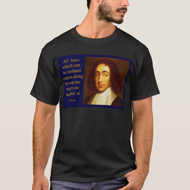 Camiseta Baruch Spinoza (Anverso)