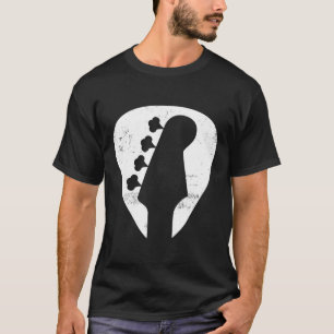 Camiseta Bas de Bass Eléctrico de Instrumento Guitarista de
