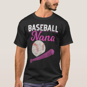 Camiseta Bas de Día de la Madre de los fans del béisbol Nan