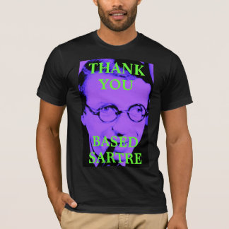 Camiseta basada de Sartre