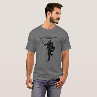 Camiseta basada del hombre del palillo