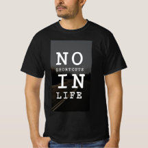 Camiseta basada en cita de motivación, para hombre