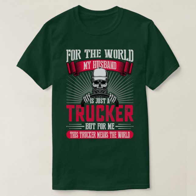 Camiseta basado en el tema de los conductores de camiones e (Diseño del anverso)