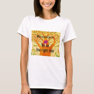 Camiseta Basado en la rectitud de Baobab, la perspectiva de