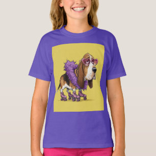 Camiseta Basado en patines de patinaje sobre ruedas, por Na