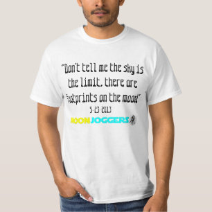 Camiseta Basculador de la luna: Huellas