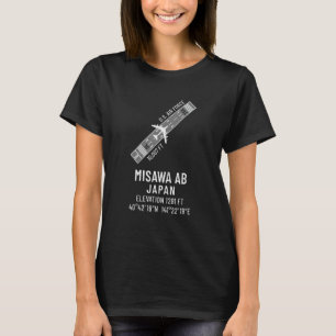 Camiseta Base Aérea de Misawa Usaf Misawa Ab Japón 35º Luch
