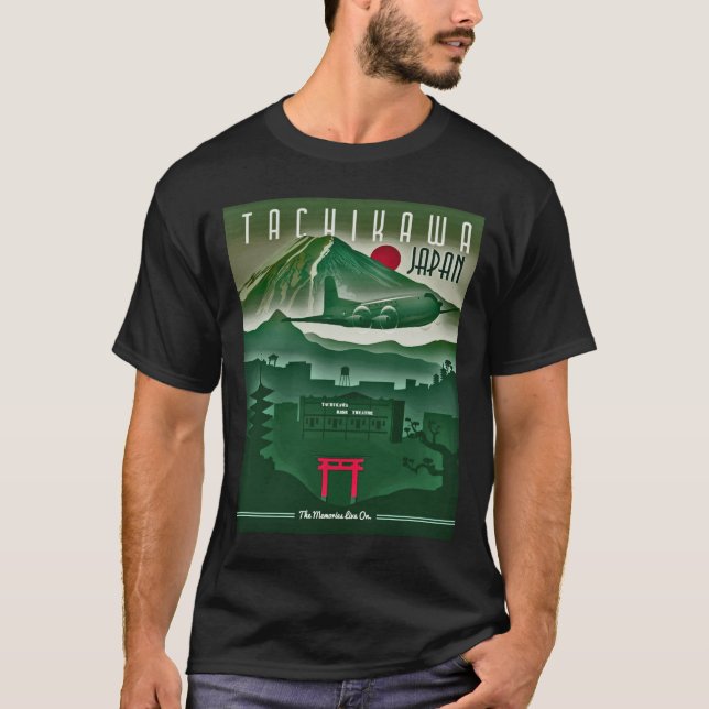 Camiseta Base aérea de Tachikawa Japón (Anverso)