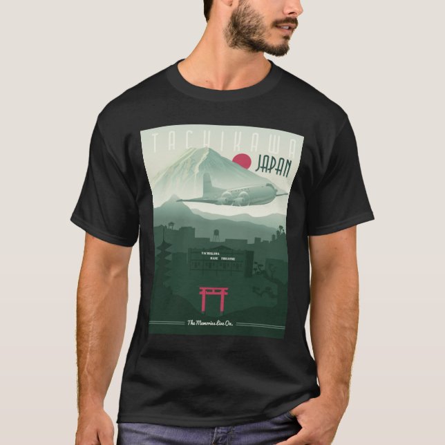 Camiseta Base aérea de Tachikawa Japón (Anverso)