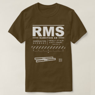 Camiseta Base aérea Ramstein RMS T-Shirt