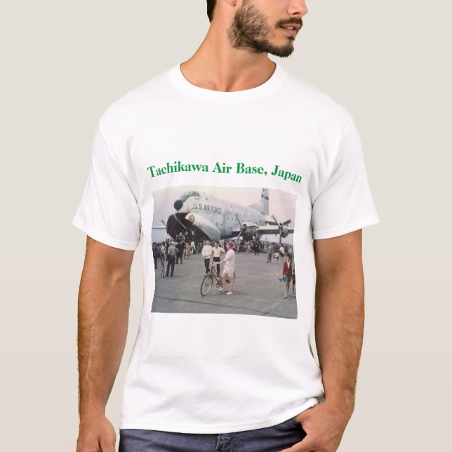 Camiseta Base Aérea Tachikawa, Japón, Día de la Casa Abiert (Anverso)