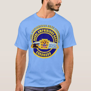 Camiseta Base anfibia naval Coronado con Txt
