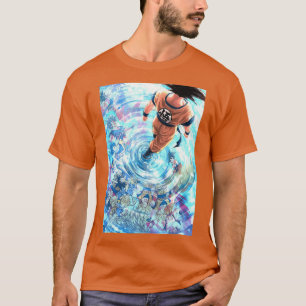 Camiseta Base azul aquí Drangon Ball Z