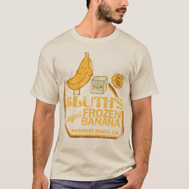 Camiseta Base bananera de Retro Bluth - Desarrollo arrestad (Anverso)