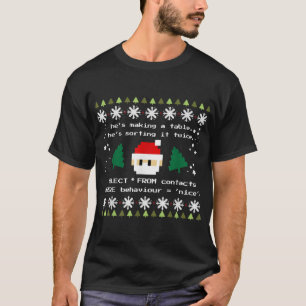 Camiseta Base de datos de código de desarrollador de cláusu