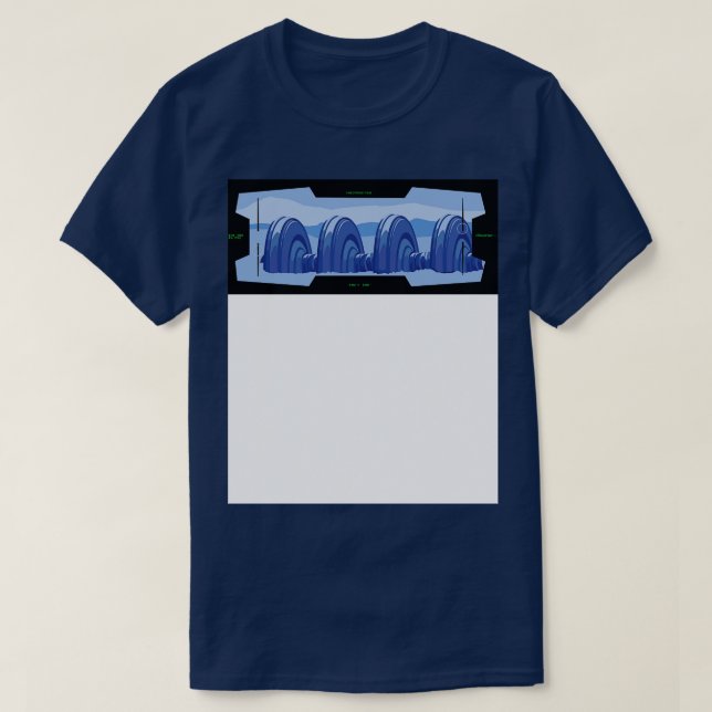 Camiseta Base de eco (Diseño del anverso)