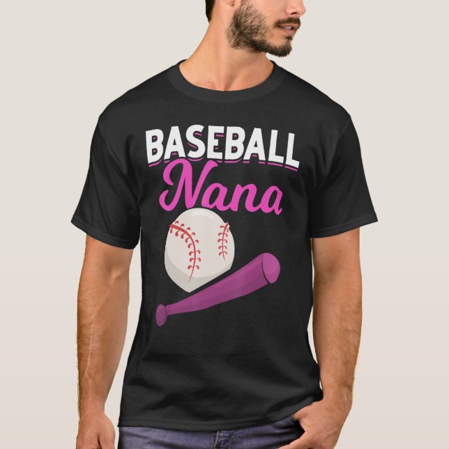 Camiseta Base de Jubilación Nana de Béisbol Deportivo de Ab (Anverso)