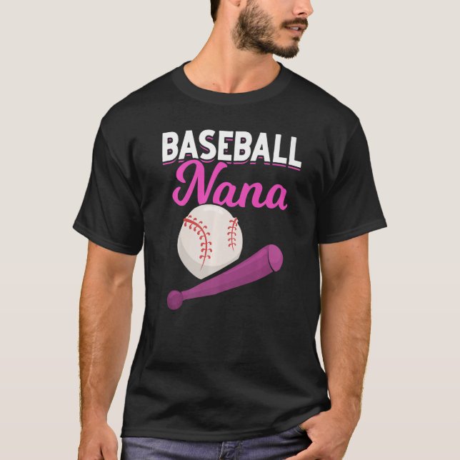 Camiseta Base de Jubilación Nana de Béisbol Deportivo de Ab (Anverso)