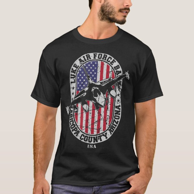 Camiseta Base de la Fuerza Aérea Luke USAF F-16 Flagship 56 (Anverso)
