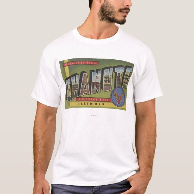 Camiseta Base de las fuerzas aéreas de Chanute - escenas (Anverso)