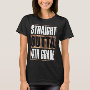 Camiseta Base de madera de 4º Grado de salida recta Cuarto