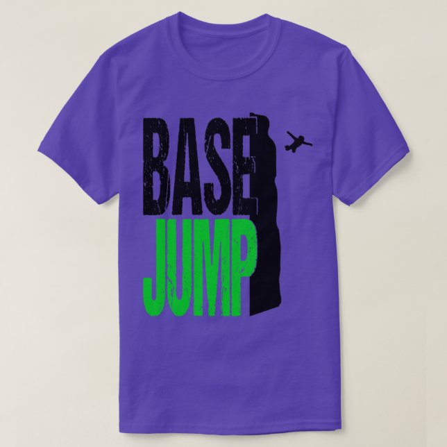 Camiseta Base de Paracaídas de Salto Base2 (Diseño del anverso)