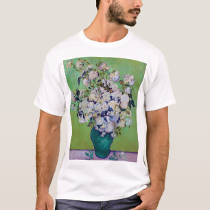 Camiseta Base de Rosas, Vincent van Gogh