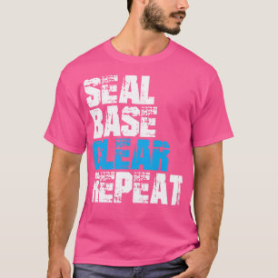 Camiseta Base de sellado Limpiar Repetición Del Protector A