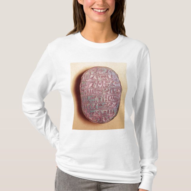 Camiseta Base de un pañuelo matrimonial de Amenhotep III (Anverso)