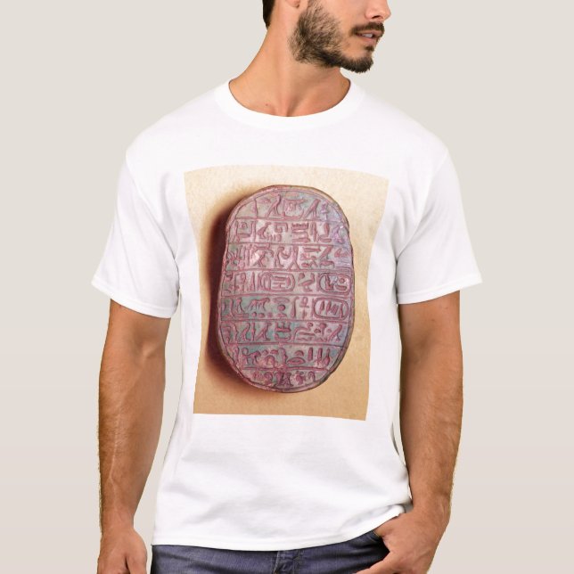 Camiseta Base de un pañuelo matrimonial de Amenhotep III (Anverso)