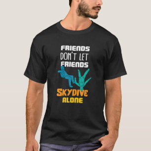 Camiseta Base divertida de paracaídas Skydiver Parachutiver